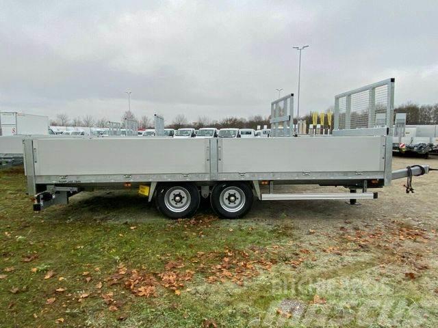Humbaur 11,9 to Tandem-Tieflader 600 BW &amp; Rampenfach Nízko rámové nákladné automobily