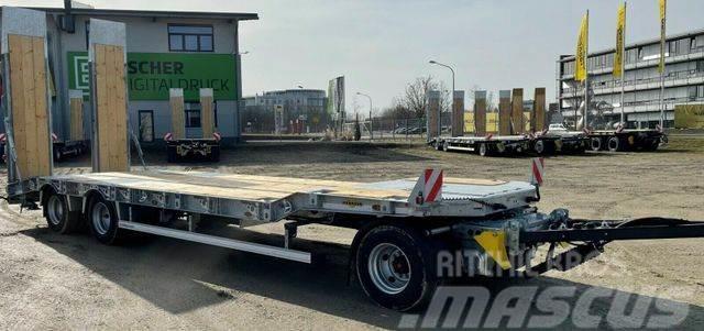Humbaur 3-Achser Parabelfederung, LED+Zink+Warnp+3mPaket Nízko rámové nákladné automobily