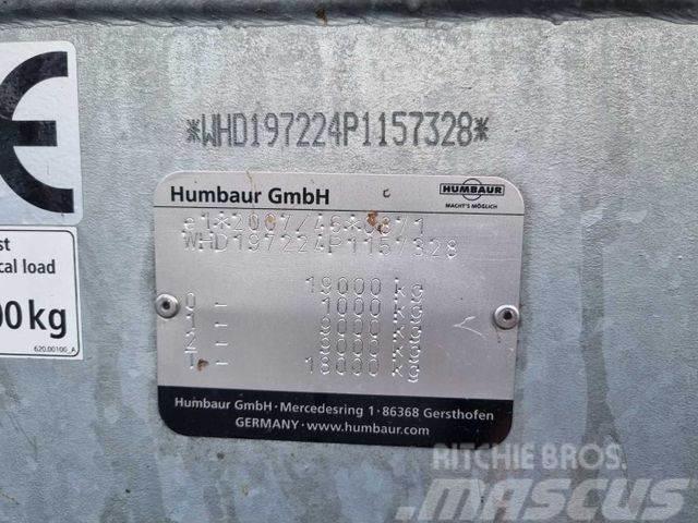 Humbaur HBTZ 197224 BS schräg mit Alu-Bordwände Nízko rámové nákladné automobily