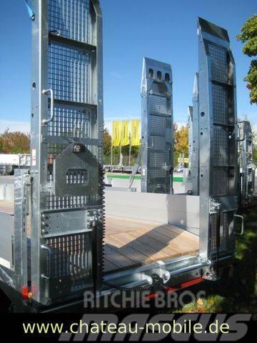 Humbaur Tandem-Tieflader HBT 136225 BS abgeschrägt Nízko rámové nákladné automobily