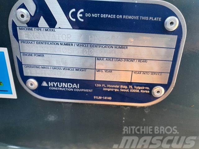 Hyundai HX140LC Pásové rýpadlá