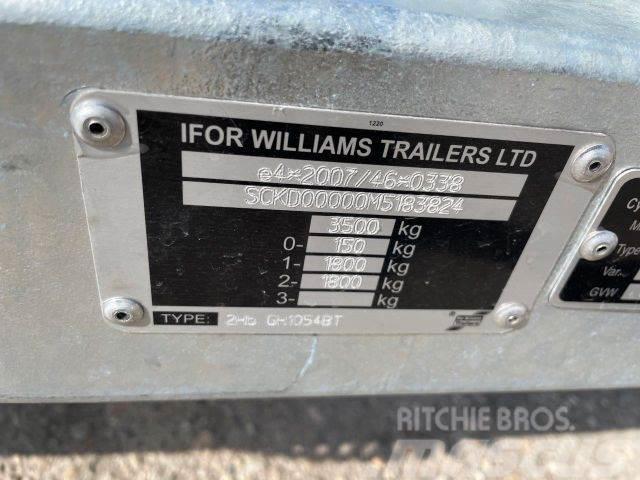 Ifor Williams 2Hb GH35, NEW NOT REGISTRED,machine transport824 Prívesy na prepravu automobilov