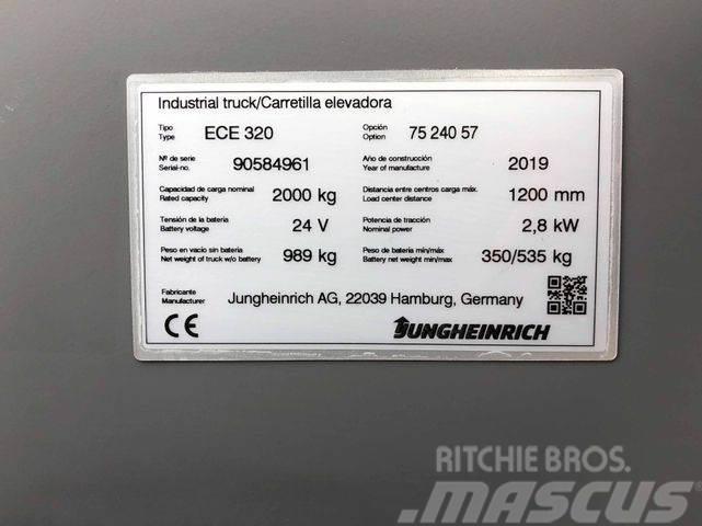 Jungheinrich ECE 320 - 2400MM GABELN - NUR 276 STD. Iné