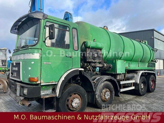 MAN 30.331 Saug u. Spühlwagen/8x4/Haller 16.000 L / Kombinované/Čerpacie cisterny