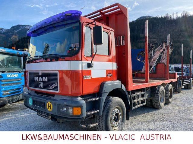 MAN 33.403 Holztransporter mit Kran PENZ Nákladné vozidlá na prepravu dreva