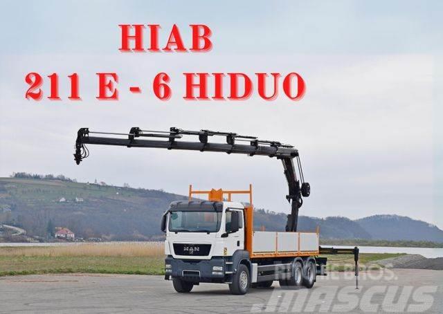 MAN TGS 26.360* HIAB 211 E-6 HIDUO / FUNK * 6x4 Autožeriavy, hydraulické ruky