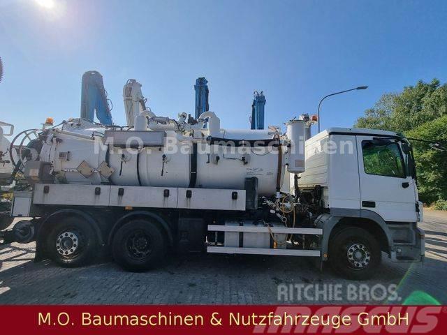 Mercedes-Benz Actros 2541 / Saug- &amp; Spühlwagen / 11.000 L /A Kombinované/Čerpacie cisterny