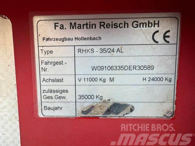 Reisch RHKS-35/24AL *Alu/Stahl Kippaufl./SAF/27m³* Sklápacie návesy