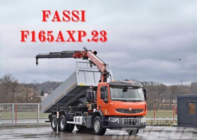 Renault Premium 370 *FASSI F165AXP.23 + FUNK/ 6x4 * TOP Autožeriavy, hydraulické ruky