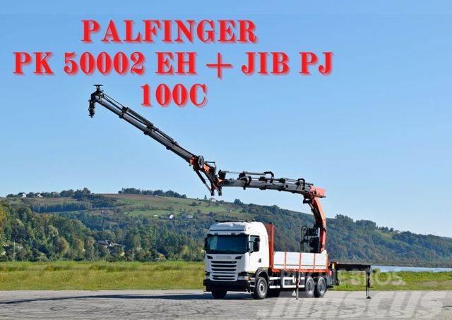 Scania G 490* PK 50002 EH + JIB PJ100C + FUNK /6x4 Autožeriavy, hydraulické ruky