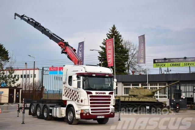 Scania R 480 8x4 FASSI 455 EURO 5 KRAN CRAN . Autožeriavy, hydraulické ruky