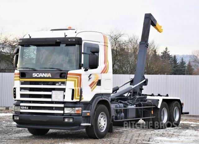 Scania R124 470 Abrollkipper *6x2* Top Zustand ! Hákový nosič kontajnerov