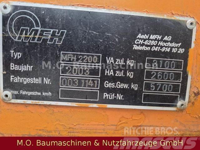 Schmidt AEBI Bougie MFH 2200 / Kehrmaschine / Zametacie vozidlá