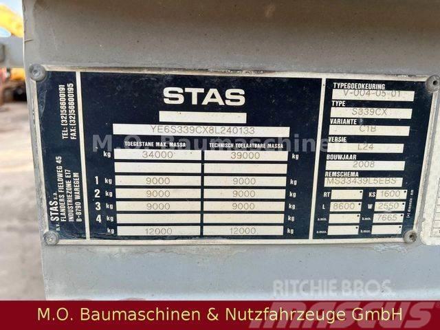 Stas S339CX / 3 Achser / Luft / Plane / Sklápacie návesy