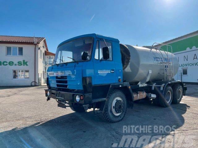 Tatra 815 6x6 stainless tank-drinking water 11m3,858 Cisternové nákladné vozidlá