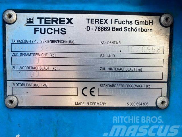 Terex Fuchs MHL 320 Umschlagbagger **BJ. 2008 * 7701H Kolesové rýpadlá