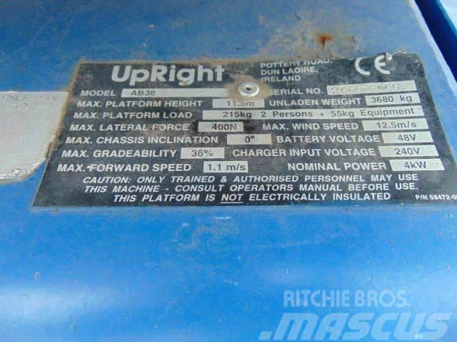 UpRight AB 38 work plattform vin 065 Vysokozdvižný vozík
