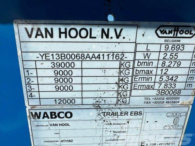 Van Hool LOWDECK for containers vin 162 Skeletové návesy