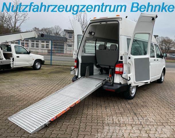 Volkswagen T5 Kombi/ 8 Sitze/ AC/ AMF Rollstuhlrampe Automobily