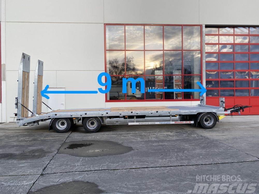 Möslein T 3-9,20 F Blatt 3 Achs Tieflader mit gerader Lad Nízko rámové nákladné automobily