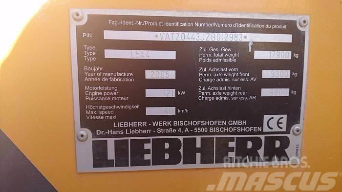 Liebherr L 544 Kolesové nakladače