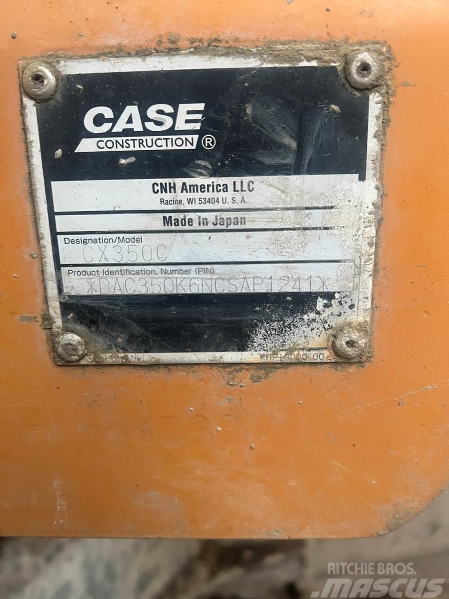 CASE CX350C Pásové rýpadlá