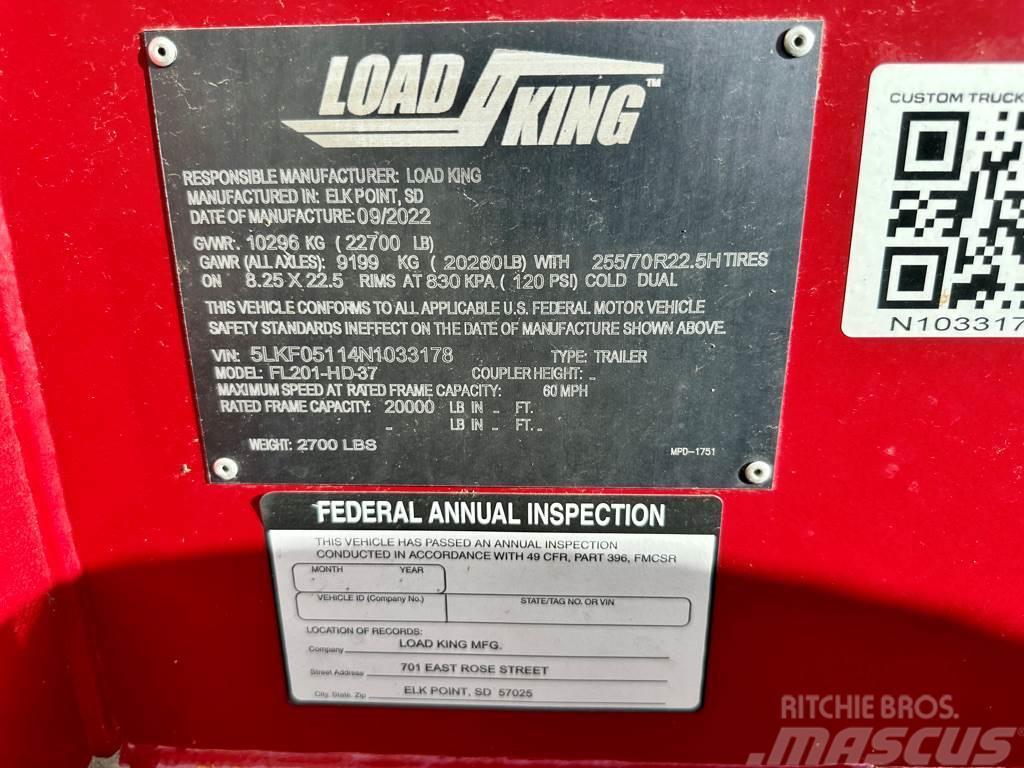 Load King FL201-HD-37 Nápravy
