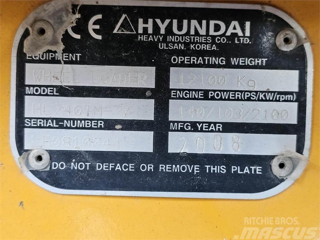Hyundai HL 740 TM 7A Kolesové nakladače