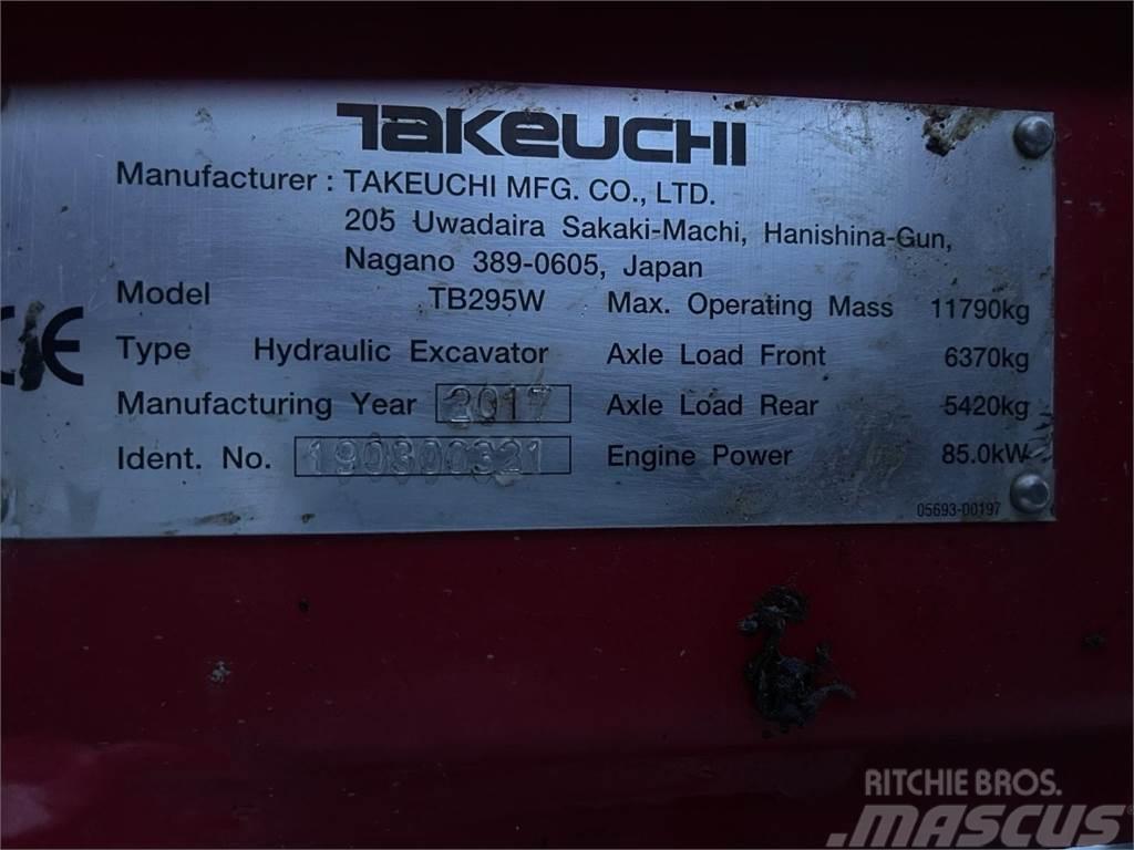 Takeuchi TB295 W Kolesové rýpadlá
