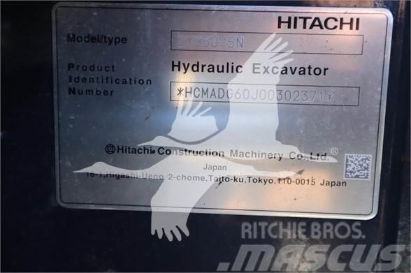 Hitachi ZX35U-5N Mini rýpadlá < 7t