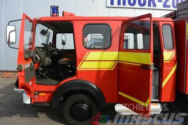Iveco 75E16 A Mannschaft- Feuerwehr Löschpumpe SERVO Skriňová nadstavba
