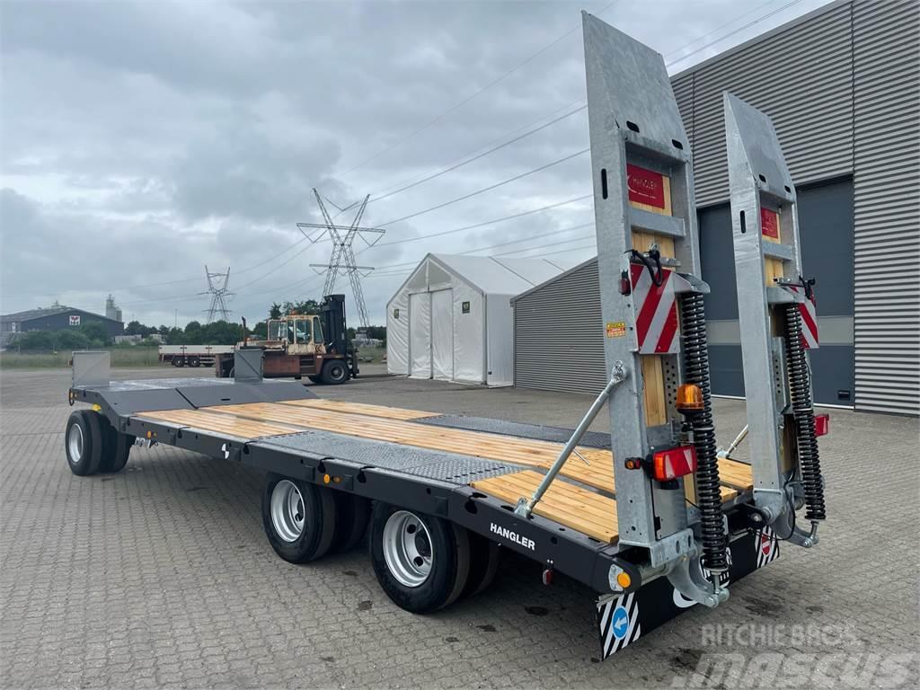 Hangler 3-aks 30-tons maskinhænger til TRAKTOR Nízko rámové nákladné automobily