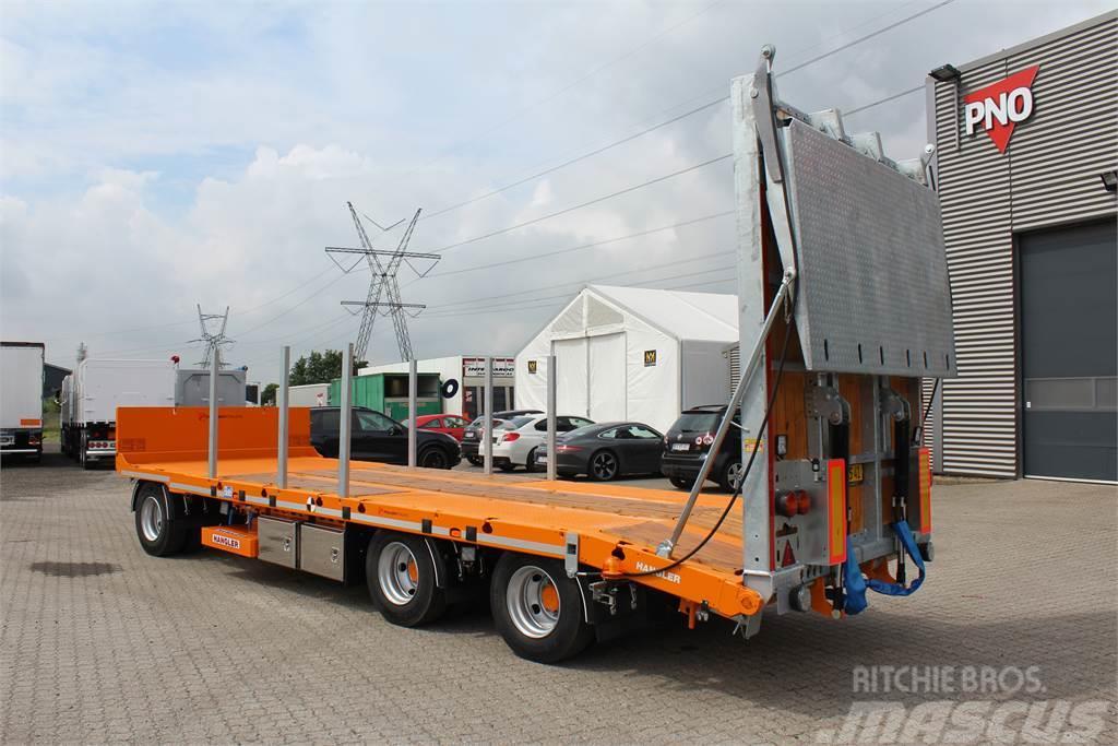 Hangler 4,2m heldækkende rampe Nízko rámové nákladné automobily