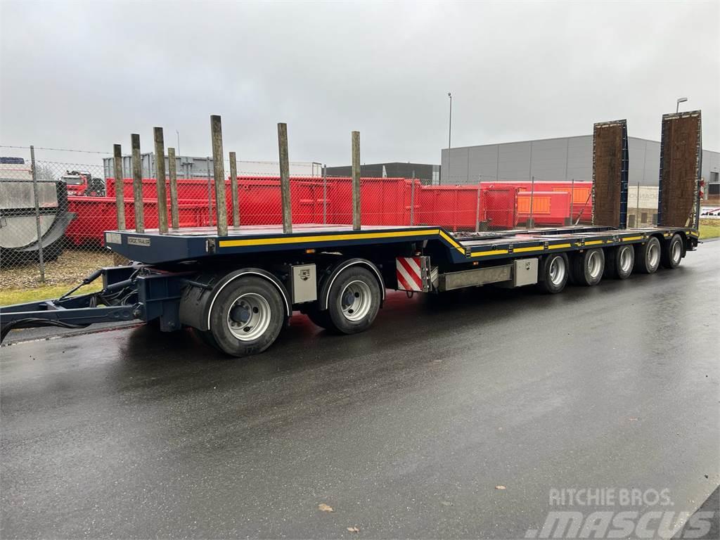 HRD 7 akslet - 84 ton blokvogn med ramper Nízko rámové nákladné automobily