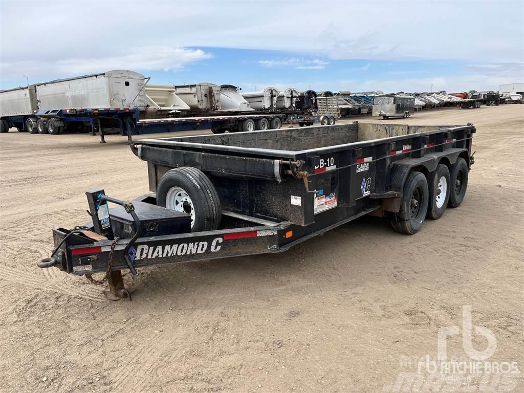 Diamond C 16 ft Tri/A Dump Prívesy na prepravu automobilov