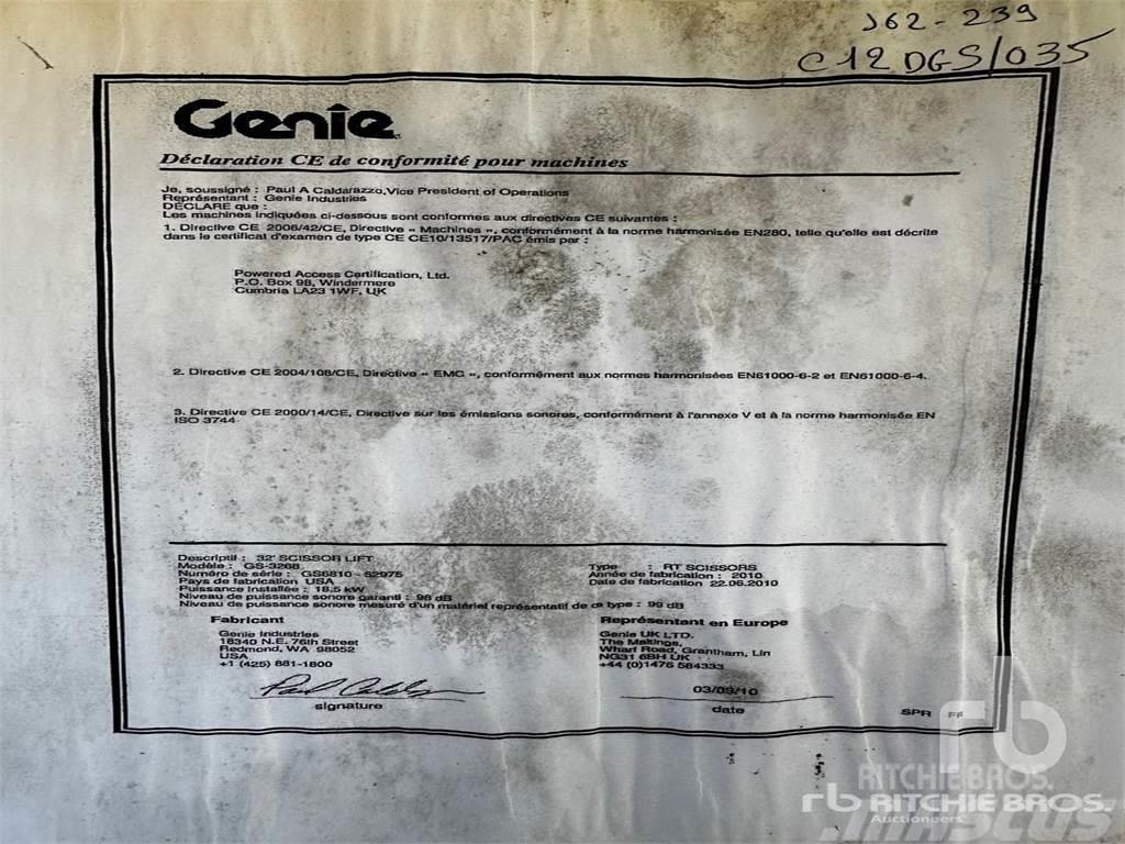 Genie GS-3268 Nožnicové zdvíhacie plošiny