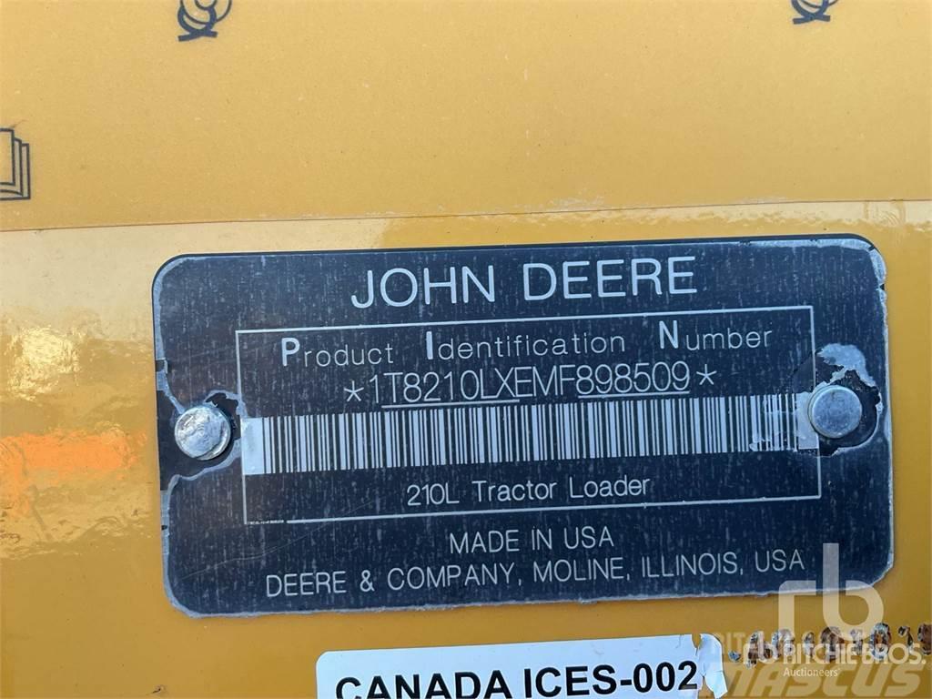 John Deere 210L Ramenové nosiče kontajnerov