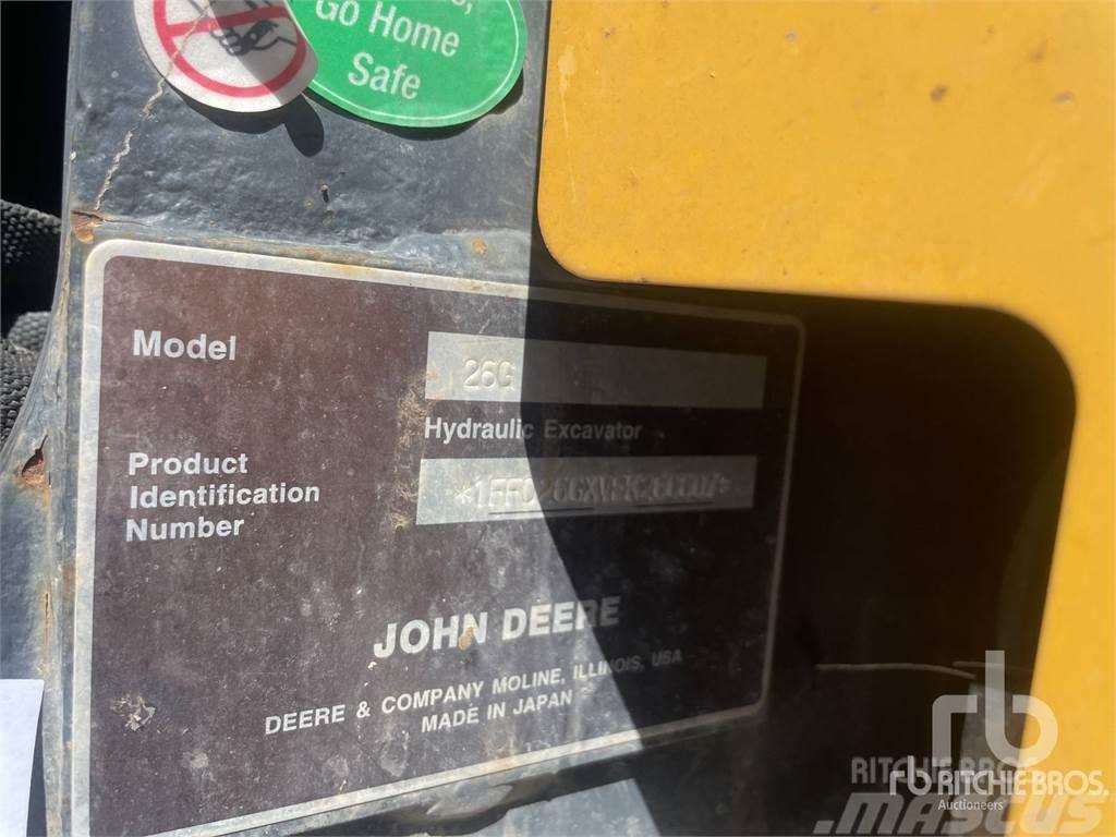 John Deere 26G Mini rýpadlá < 7t