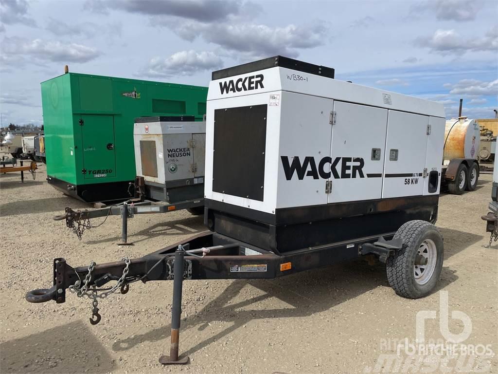 Wacker G70 Naftové generátory