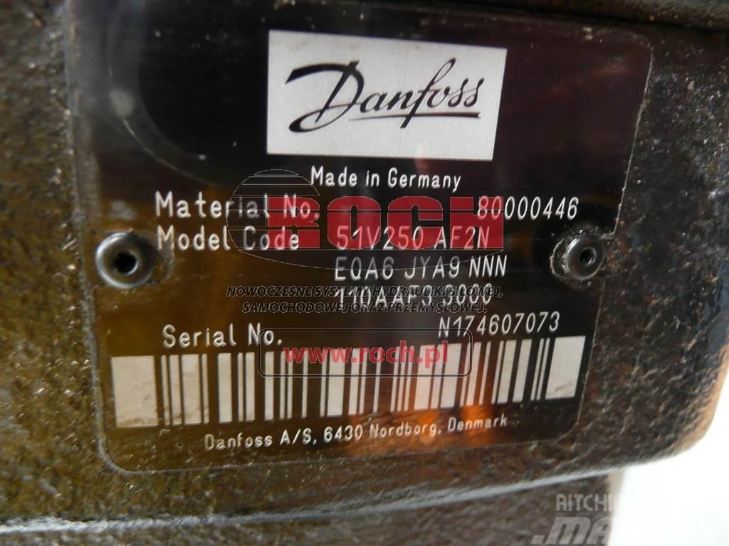 Danfoss 80000446 51V250AF2N E0A6 JYA9 NNN 110AAF3 3000 Motory