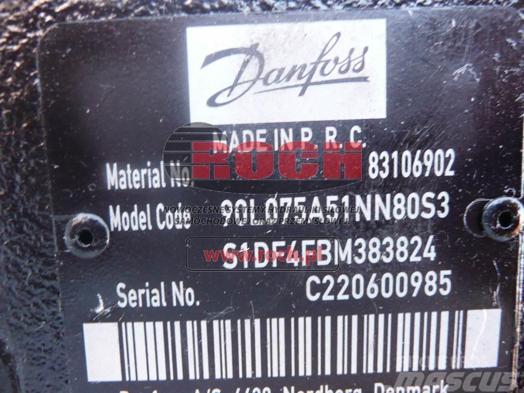 Danfoss 83106902 90L075A51NN80S351DF4FBM383824 Hydraulika