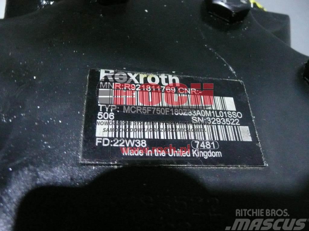 Rexroth MCR5F750F180Z33A0M1L01SS0506 Motory