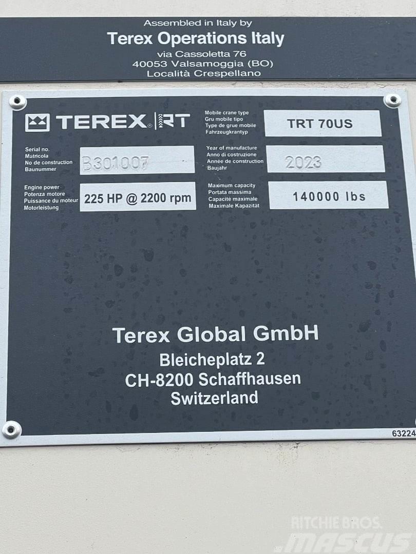 Terex TRT 70 Žeriavy pre ťažký terén