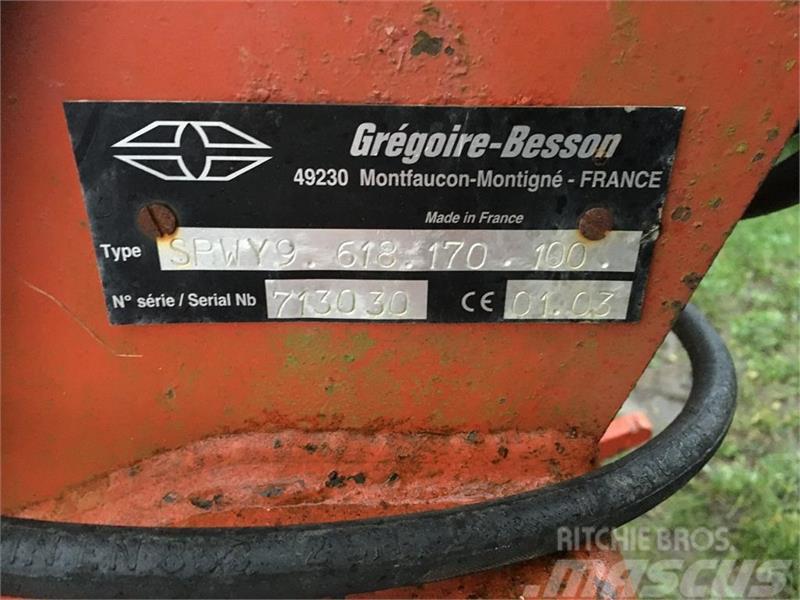 Gregoire-Besson SPWY9 618.170.100 6 furet Dvojstranné pluhy