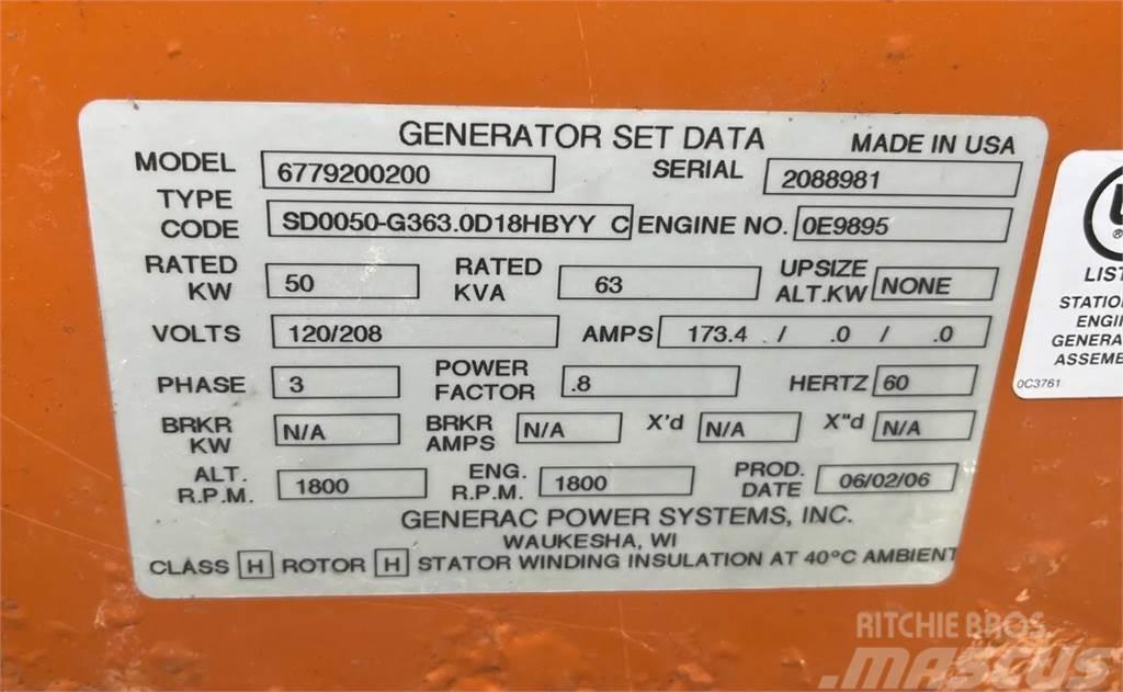 Generac SD50 Naftové generátory