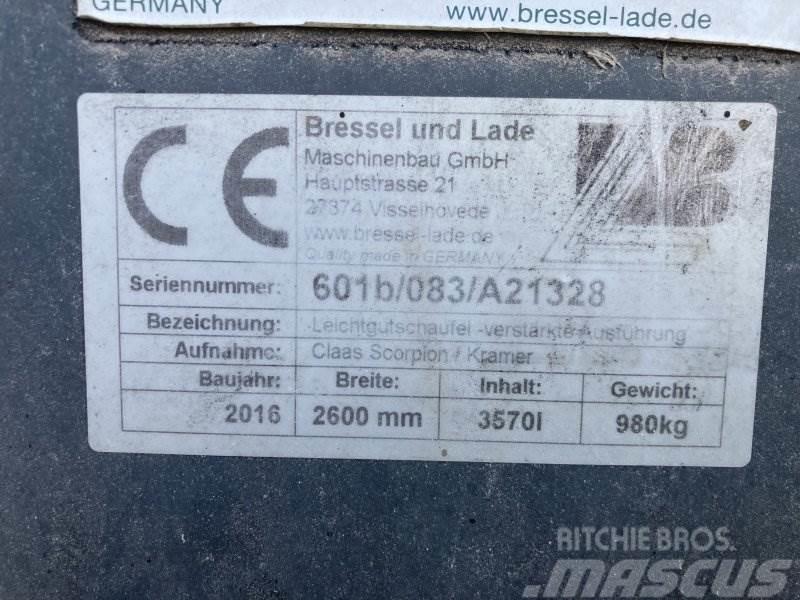 Bressel & Lade Leichtgutschaufel 260cm Príslušenstvo pre čelné nakladače