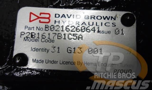 David Brown 35867940 Zahnradpumpe Ďalšie komponenty