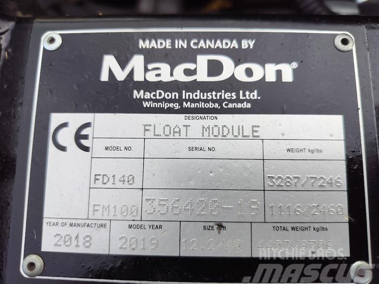 MacDon FD 140 Príslušenstvo a náhradné diely ku kombajnom