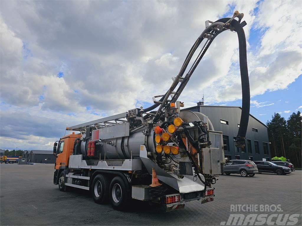 Mercedes-Benz WUKO KROLL COMBI FOR SEWER CLEANING Kombinované/Čerpacie cisterny