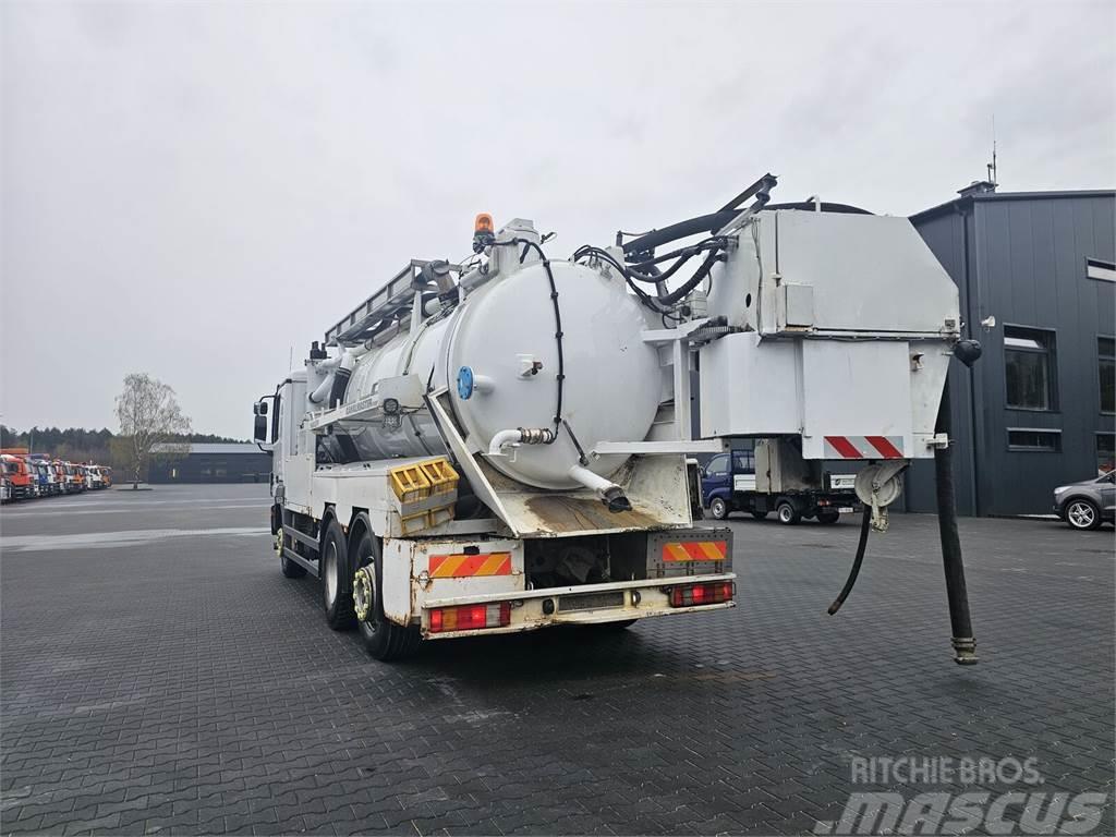 Mercedes-Benz WUKO MULLER COMBI FOR SEWER CLEANING Kombinované/Čerpacie cisterny